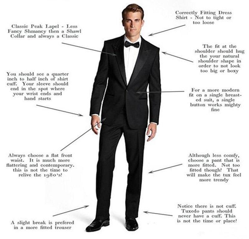 xiangtuibao Handsome Dark Blue Men Suits Slim Fit One Button 2 Pieces Groom Tuxedos Notched Lapel Herringbone Wedding Blazer and Pant