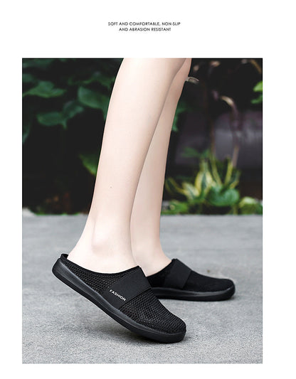 xiangtuibao  Women's Garden Clogs Shoes Casual Mesh Slip-On Mules Sneaker Comfort Breathable Walking Shoes Anti-Skid Lightweight Slippers