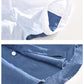 1728 Men Summer Fashion Japan Simple Harakuju High Quality 100% Linen Fabric Gradient Patchwork Short Sleeve Casual Slim Shirts