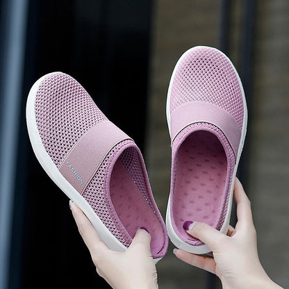 xiangtuibao  Women's Garden Clogs Shoes Casual Mesh Slip-On Mules Sneaker Comfort Breathable Walking Shoes Anti-Skid Lightweight Slippers