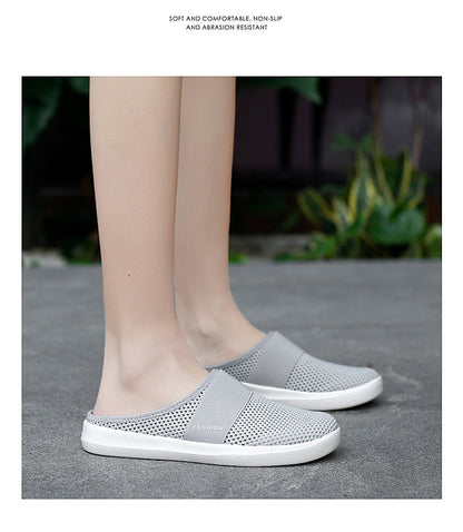 xiangtuibao  Women's Garden Clogs Shoes Casual Mesh Slip-On Mules Sneaker Comfort Breathable Walking Shoes Anti-Skid Lightweight Slippers