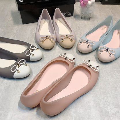 Hot  New Style Women Melissa Jelly Shoes Fashion Bowknot Princess Comfortable Shoes Ladies Summer Beach Sandals SM047