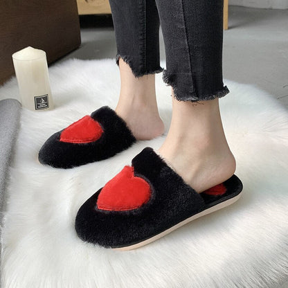 Winter Indoor Warm Fur Slides for Women Mules Shoes Women Fluffy Slippers House Free Shipping Flip Flop Platform Woman Flat Buty