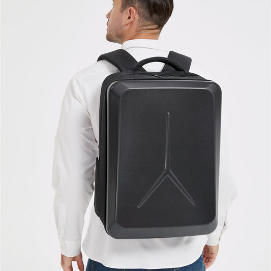 New Business Backpack High-Grade Three-Dimensional Hard Shell Men's Backpack Fashionable Multi-Functional Large Capacity Cross-Border Computer Bag