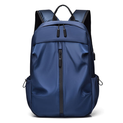 Large Capacity Backpack Men's  Simple and Casual Atmosphere Business Computer Bag Trendy Outdoor Travel Backpack Men