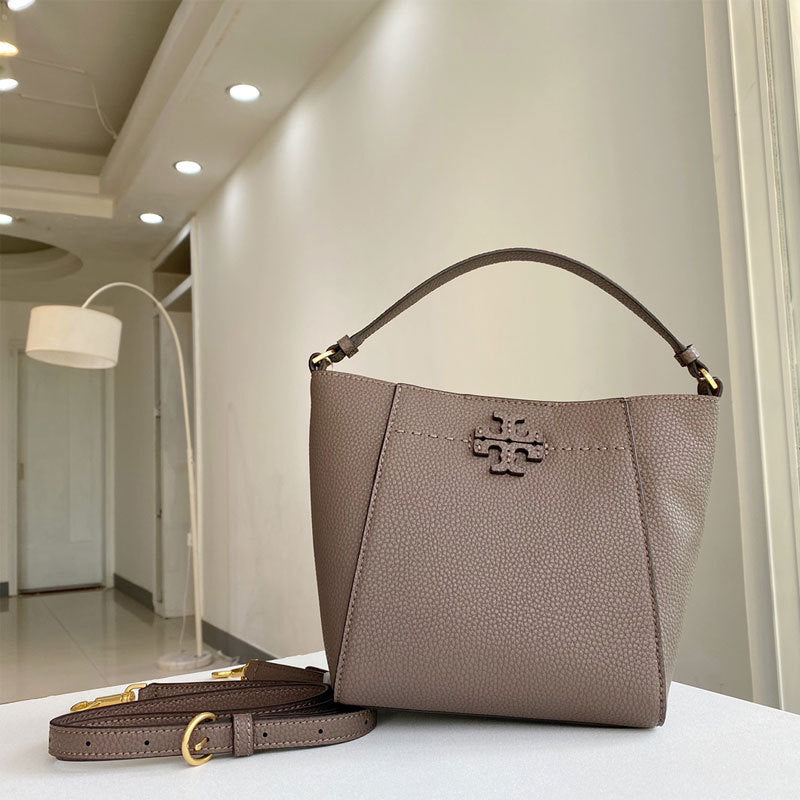 XIANGTUIBAO TB Women's Bag  New 74956mcgraw Deformation Crossbody Single Shoulder Bucket Bag Female Cowhide Handbag Commuter