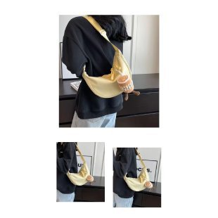 XIANGTUIBAO Dumpling Bag Women's Bag Autumn and Winter New Pure Color Trendy Fashion Simple Special-Interest Design Shoulder Bag Large-Capacity Crossbody Bag