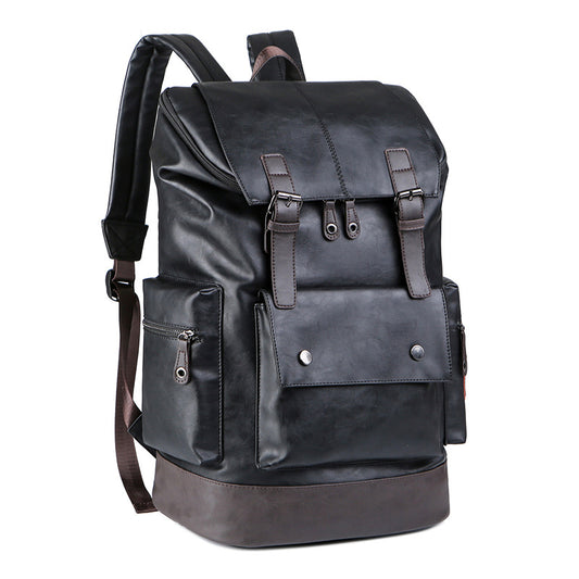 XIANGTUIBAO Korean Style Men's Leisure Schoolbag Shoulder Bag Backpack Men's Backpack Fashion Korean Style Popular Travel Backpack