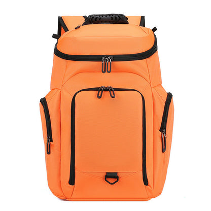 XIANGTUIBAO Cross-Border New Arrival Basketball Bag Customized Logo Contrast Color Backpack Men's and Women's Same Outdoor Bag Basketball Training Backpack