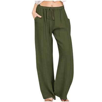 xiangtuibao Cross-Border Women's Clothing  New HOTan and NEWn  Independent Station HOTan and NEWn Soft Casual Loose Trousers Women