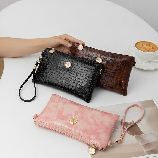 XIANGTUIBAO New Crystal Bamboo Pattern Diamond Popular Hardware Women's Shoulder Crossbody Bag Hand Holding Shoulder Dual-Use Bag Wholesale