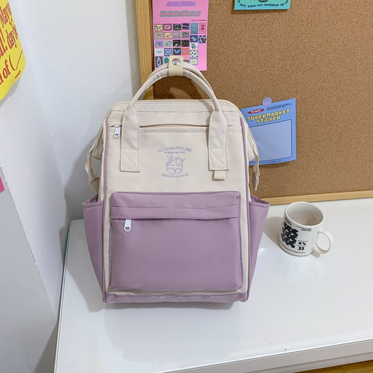 Lightweight Small Backpack Women's Backpack Small Ins Style Small Waterproof Japanese Minority Shopping Schoolbag