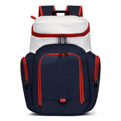 XIANGTUIBAO Cross-Border New Arrival Basketball Bag Customized Logo Contrast Color Backpack Men's and Women's Same Outdoor Bag Basketball Training Backpack