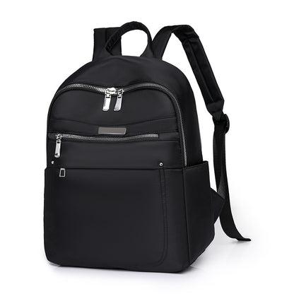 XIANGTUIBAO 2025 Solid color fashion casual versatile backpack simple trend lightweight business women's computer bag wholesale student schoolbag