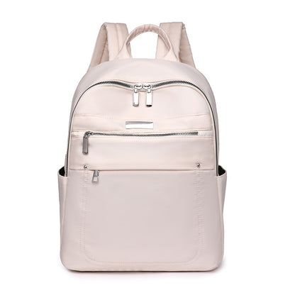 XIANGTUIBAO 2025 Solid color fashion casual versatile backpack simple trend lightweight business women's computer bag wholesale student schoolbag