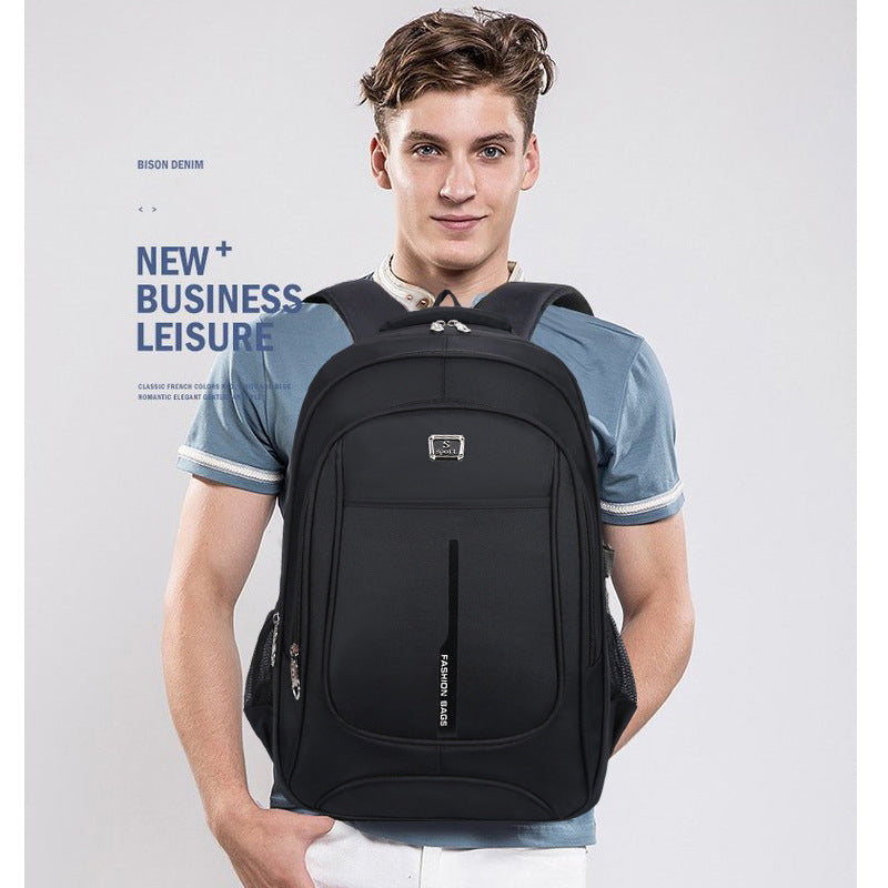 Backpack Men's New Casual Business Large Capacity Outdoor Laptop Student Schoolbag Wholesale Backpack Men