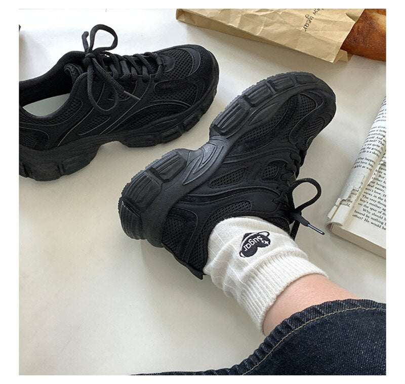 xiangtuibao Sneakers Women Spring Autumn Shoes Woman Vulcanized Shoes Casual Ladies Thick Sole Sports Shoes Tennis  Female Sneakers  NEW