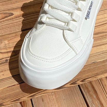 xiangtuibao Casual White Sneaker Platform Sport Shoes for Women Fashion  Tennis Female Flat Chunky Shoes Girls Comfortable Sneakers New