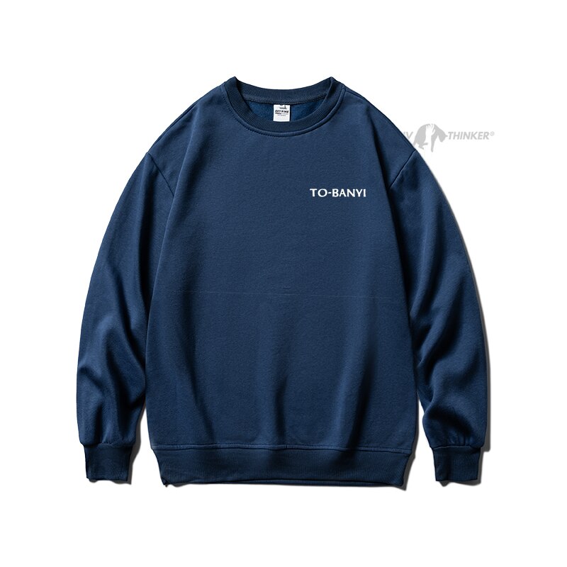 xiangtuibao Harajuku Men Casual Sweatshirts Oversized Autumn Winter Male O Neck Hoodies Korean Fashion Unisex Sport Pullovers