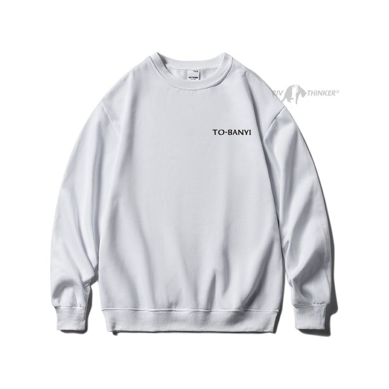 xiangtuibao Harajuku Men Casual Sweatshirts Oversized Autumn Winter Male O Neck Hoodies Korean Fashion Unisex Sport Pullovers