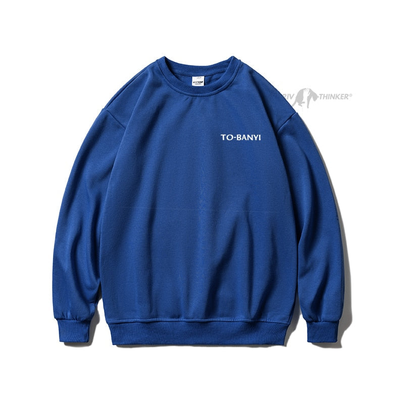 xiangtuibao Harajuku Men Casual Sweatshirts Oversized Autumn Winter Male O Neck Hoodies Korean Fashion Unisex Sport Pullovers