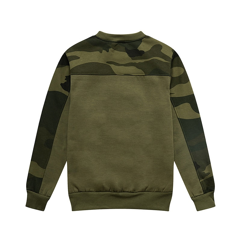 xiangtuibao New Autumn Patchwork Sweatshirt Hip Hop Hoodies Mens Classic Camouflage Sweatshirts Casual Loose O-Neck Long Sleeve Pullover Men