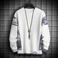 xiangtuibao New Mens Harajuku Hoodie Hip Hop Sweatshirt Stitching Print Autumn Fake Two Piece Sportswear Dot Pullover Men Clothing 5XL