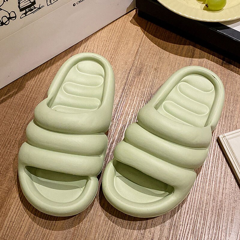 xiangtuibao  Comfort Soft Bottom Women's Cloud Slippers Summer  Non-slip Platform Slippers Women Thick Sole Bathroom Home Slides Sandals