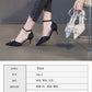 xiangtuibao   spring summer new pointed high heels For women's thin High heels sandals women's hollow one-line Wonmen Pumps shoes