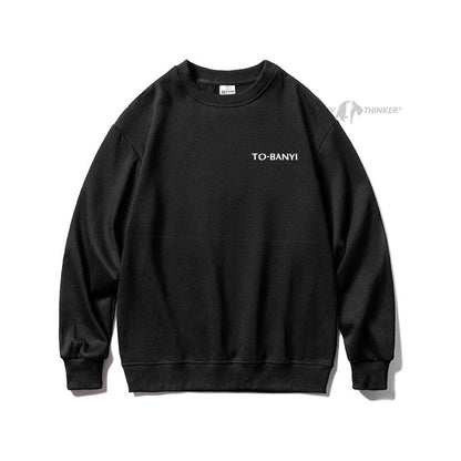 xiangtuibao Harajuku Men Casual Sweatshirts Oversized Autumn Winter Male O Neck Hoodies Korean Fashion Unisex Sport Pullovers