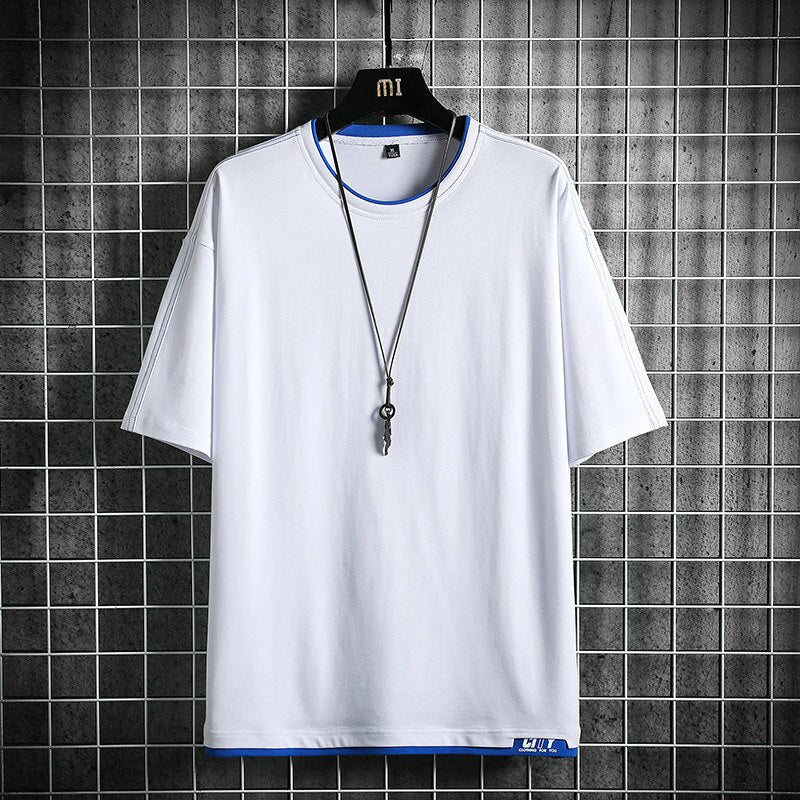 xiangtuibao Fashion Brand Hip Hop Men T-Shirts Summer Men's T Shirt New Casual Solid Tshirts Street Brand Clothing Men Tee Shirts Tops