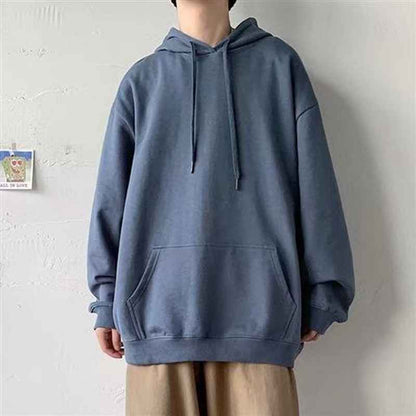 xiangtuibao Solid Color Hoodie Men Autumn New Male Casual Hoodies Sweatshirts Loose Streetwear Korean Fashion Hip Hop Hoodies