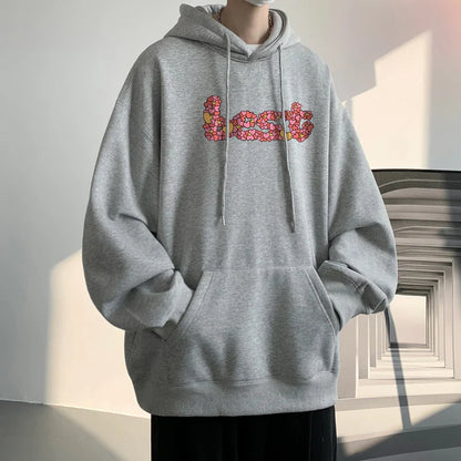 xiangtuibao - Stylish! Hooded crew neck hoodie men harbor hoodie men