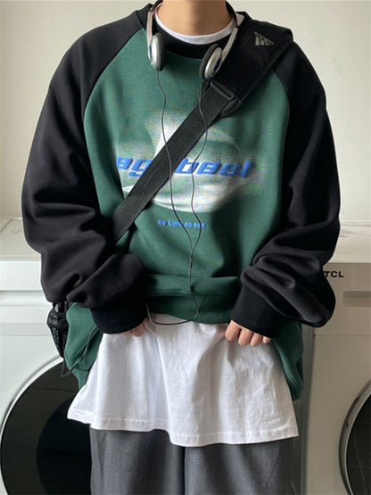 xiangtuibao 90s Vintage Hoodie Women Hip Hop Streetwear Oversized Sweatshirts Boyfriend Style Harajuku Retro Long Sleeve Pullover