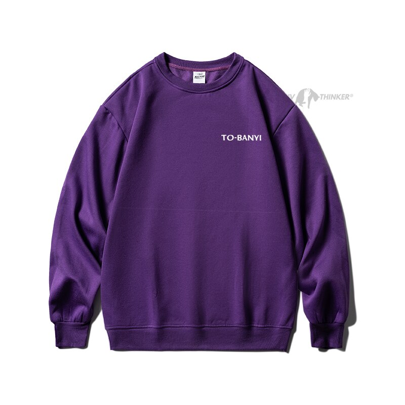 xiangtuibao Harajuku Men Casual Sweatshirts Oversized Autumn Winter Male O Neck Hoodies Korean Fashion Unisex Sport Pullovers