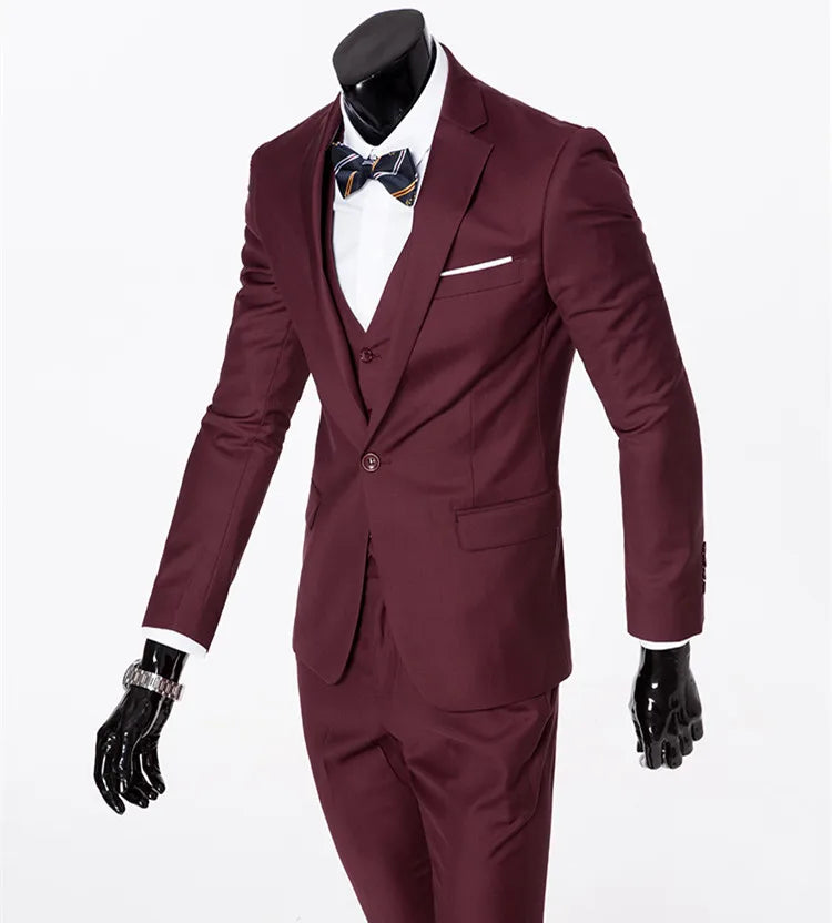 xiangtuibao Dark Grey Men Suit Slim Fit Smart Casual Business Formal Party Prom Blazer Jacket 3 Pieces Summer Wedding Groom Tuxedos 20