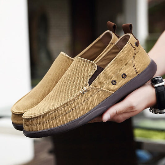 xiangtuibao Canvas Loafers Men Sneakers Casual Shoes Comfortable Breathable Size 39-46 Loafers Boat Shoes Men Loafers Free Shipping