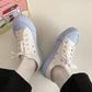 New Women's Canvas Shoes Candy Color Fashion Sneakers Spring Autumn Casual Shoes for Women Vulcanize Shoes Lace Up Classic Flats
