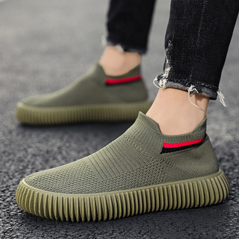 xiangtuibao Outdoor Flat Shoes Spring Casual Shoes Non-slip Walking Shoes for Mens Fashion Sneakers Classic Trendy Men's Shoes
