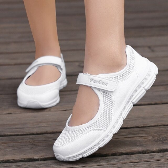 Fashion Women Sneakers Casual Shoes Female Mesh  Summer Shoes Breathable Trainers Ladies Basket Femme Tenis Feminino