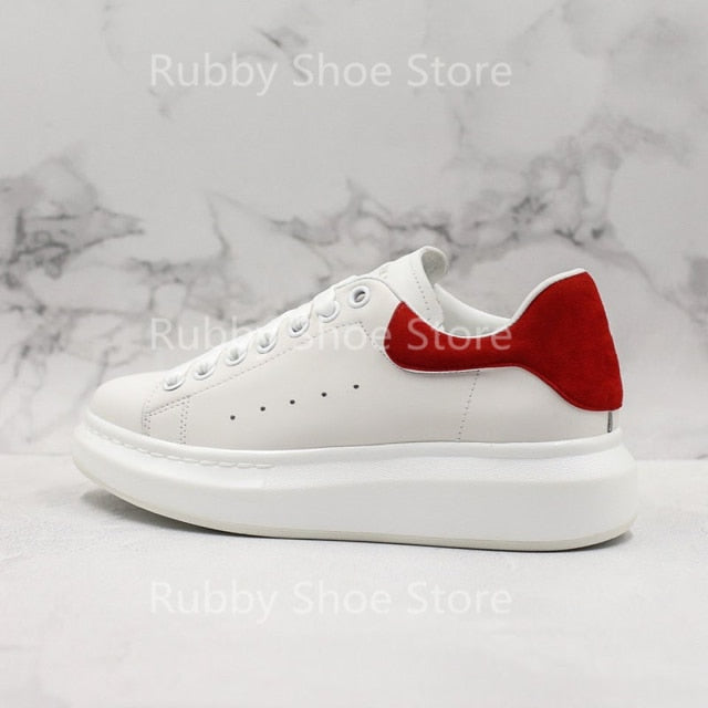 White Shoes Sneakers Designer Brand Luxury Women Platform Mcqueen Couple Shoes  for Men Chaussure Femme Zapatos De Mujer RB5