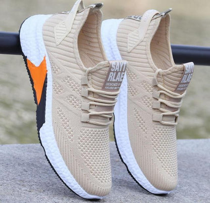 xiangtuibao Men's Shoes Summer Breathable Mesh Sneakers Men Running Casual Sports Shoes Hollow White Shoes New Tenis Masculino