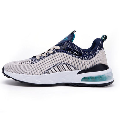 Spring New Men Running Shoes Shoes Breathable Men's Sneakers Athletic Sport Shoes Air Cushion Lace-Up Male Jogging Footwear