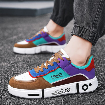 Fashion Streetwear Male Sneakers Flat Couple Colorful Skateboard Shoes Men Vulcanized Shoes Spring  Women's Canvas Sneakers