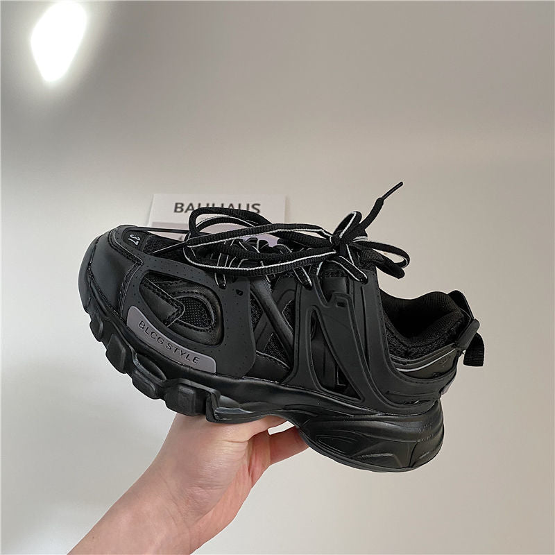 Streetstyle Ulzzang Women Men Chunky Sneakers  Breathable Designer Unisex Sport Shoes Classic Ladies Trainers Plus Size 42