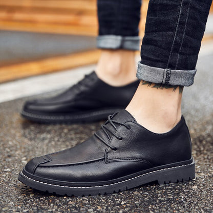 Sapato Masculino Men Casual Shoes New Men Leather Shoes Chaussure Homme Sneakers Male Footwear Rubber Driving Shoes