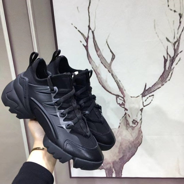 xiangtuibao   Dad Shoes New Height Increasing Shoes for Women Chunky Sneakers Platform Shoes Women Shoes Woman Vulcanize Shoes