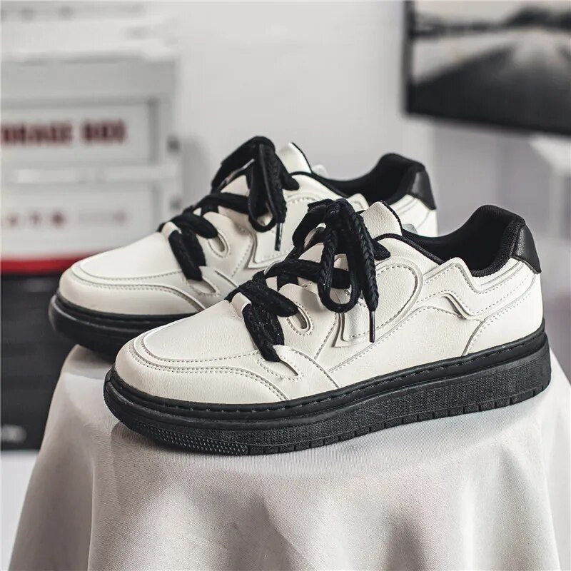 xiangtuibao -  Men's Causal  Low Top Skate Shoes Breathable Lightweight Non-Slip Sneakers Comfort Fit Walking Shoes for Male