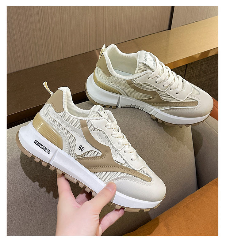 spring New Female Casual Shoes Breathable Light Woman Sneakers Women's Vulcanize Shoes Mixed Color Non-slip Soft Sole Shoes