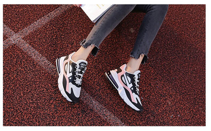 Spring New Style Women Shoes Students Daddy Shoes Sports Shoes Breathable Color Matching Women' Sneakers